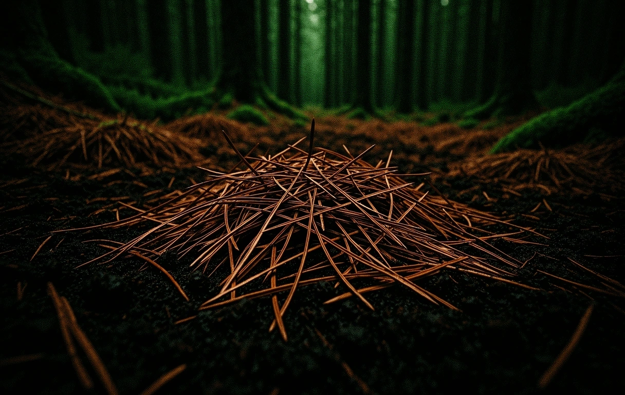 Alpine Waldtextur